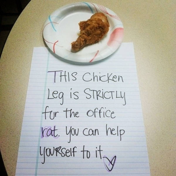 These Passive Aggressive Office Notes Are Too Funny To Be Mad