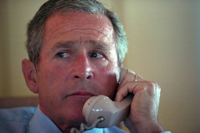 The Moment When George Bush Learned Of  9/11 Attacks