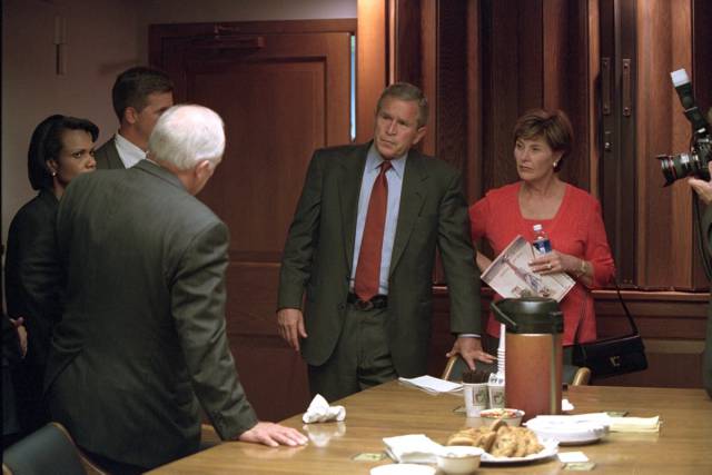 The Moment When George Bush Learned Of  9/11 Attacks