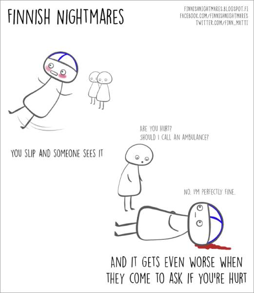 Funny Comics About Finnish Nightmares That Anyone Can Understand