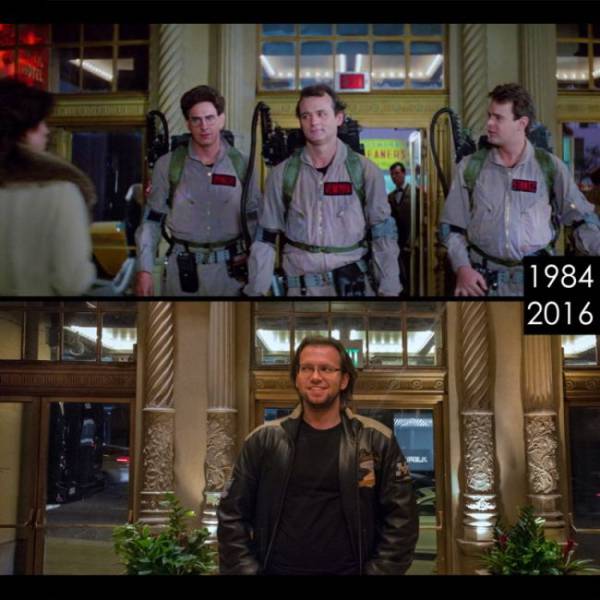 Guy Visits Locations Of Famous Movies To Compare How They Look Like Now