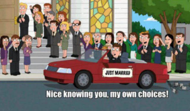 Family Guy Made The Best And Quite Accurate Farewell To His Single Life