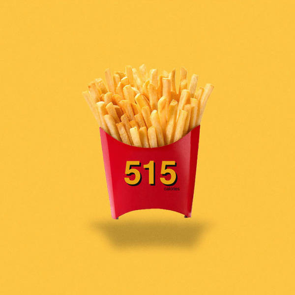 Honest Food And Beverage Logos With Calorie Count On Them