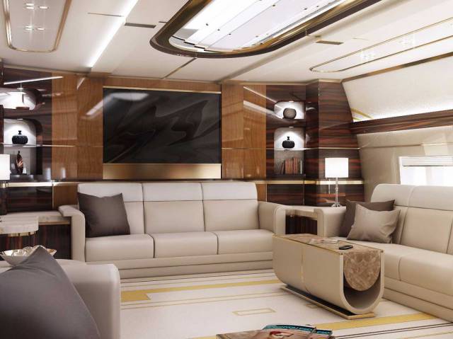 This Private Jet Is A Flying Palace