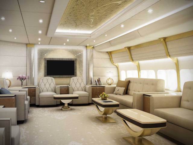 This Private Jet Is A Flying Palace