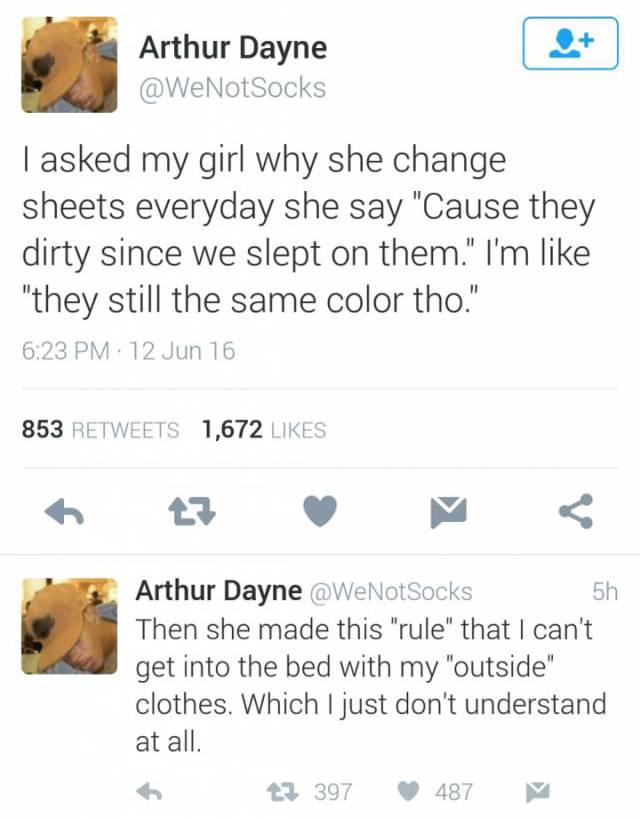 Guy Posts Hilarious Tweets About What It’s Like To Move In With A Girlfriend