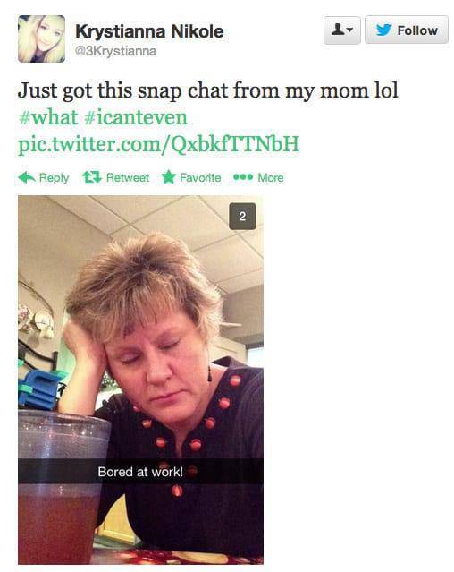 When Moms Totally Got How Snapchat Works