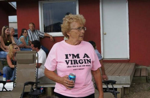Old People Wearing Awkward T-Shirts In Public Without An Ounce Of Embarrassment