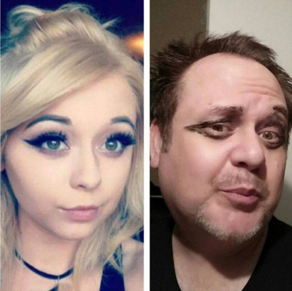 Dad Recreates Sexy Selfies Of His Daughter And The Results Are Priceless 8 Pics 8599