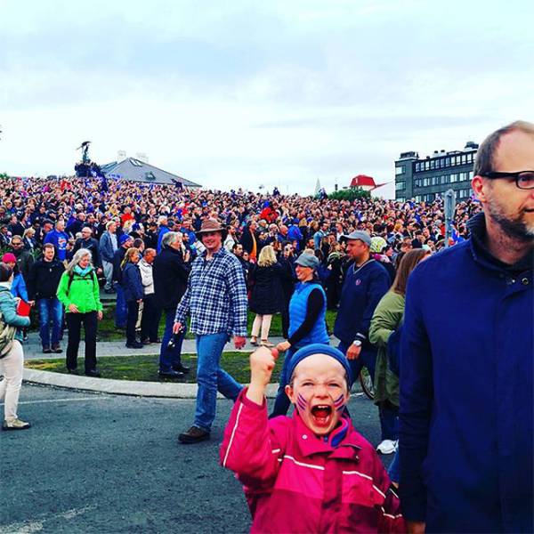 Iceland Explodes With Joy After Their Victory Over England At Euro 2016