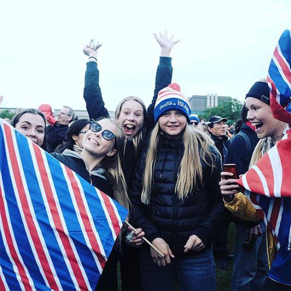 Iceland Explodes With Joy After Their Victory Over England At Euro 2016