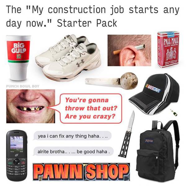 Spot-On “Starter Packs” For Different Types Of People