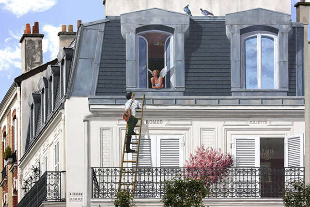 French Artist Creates Mind Blowing Trompe-L’oeil Illusions