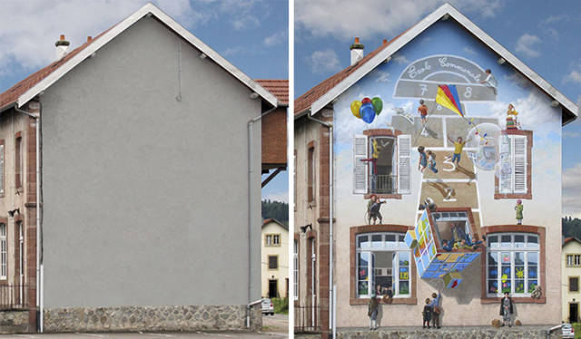 French Artist Creates Mind Blowing Trompe-L’oeil Illusions
