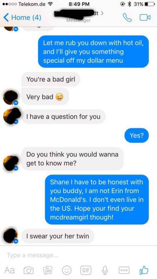 Mcdonald’s Employee Mistakes Girl For Coworker, Ensues Some Hilarious Facebook Trolling