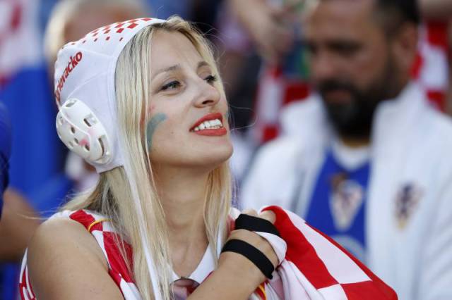 Collection Of Female Football Fans At Euro 2016