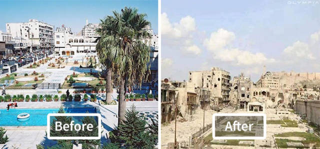 Photos Of Aleppo, One Of The Most Ancient Cities In The World, Before And After The War