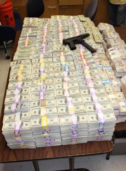 Whopping $24 Million In Cash Were Found Behind The False Walls In A Push Home Of Drug Traffickers