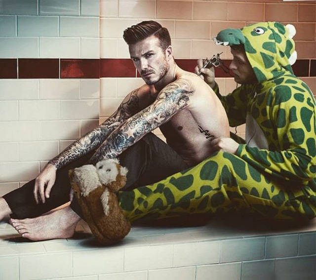 Photoshop Master Appears In Dinosaur Onesie On Photos Of Celebs And Famous Movie Posters
