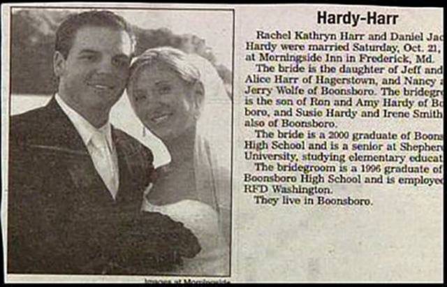 Wedding Name Combos That Are As Unfortunate As They Are Hilarious