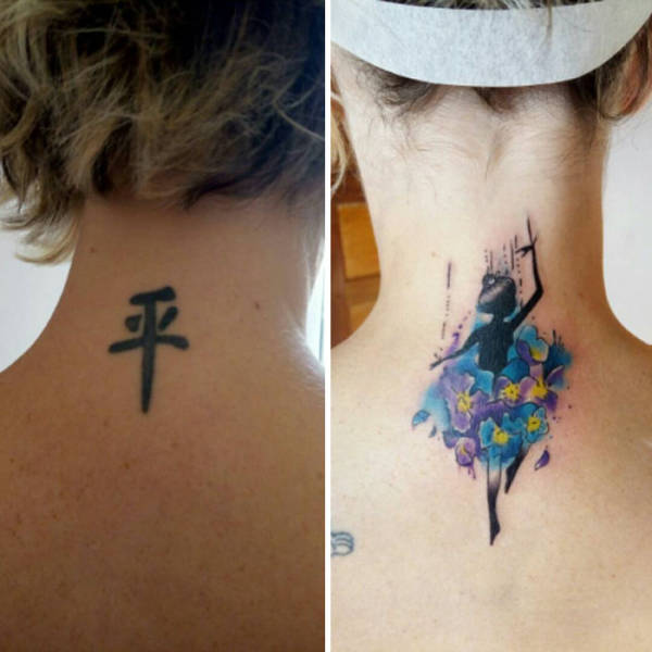When A Bad Tattoo Is Transformed Into Something Great