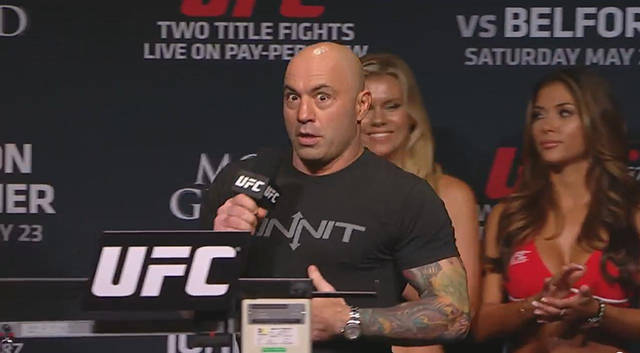 What A Face! Joe Rogan Making Grimaces At UFC Weigh-Ins