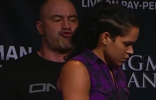 What A Face! Joe Rogan Making Grimaces At UFC Weigh-Ins
