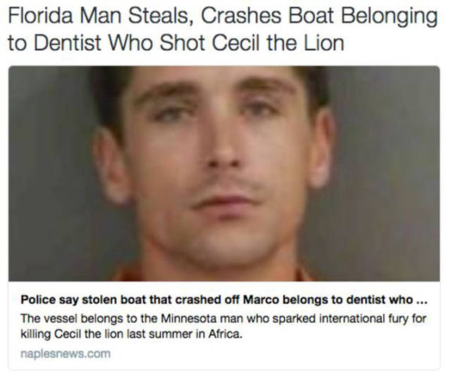 Funny Tweets About The World’s Worst Superhero “Florida Man”