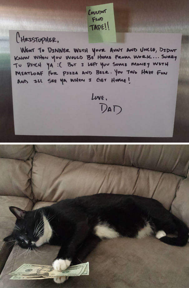 Funny Notes That Parents Left To Their Kids