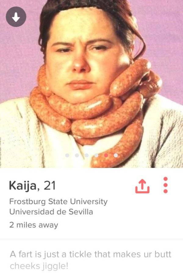 Some Of The Weirdest And WTF Tinder Profiles Of All Time