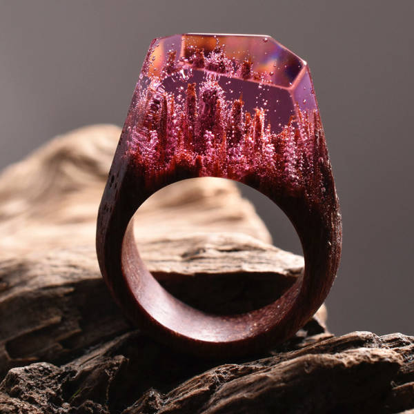 These Rings, With Beautiful Landscapes Trapped Inside, Are Absolutely Stunning