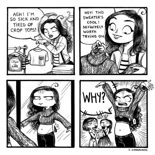 Comics Showing Problems Women Face Everyday