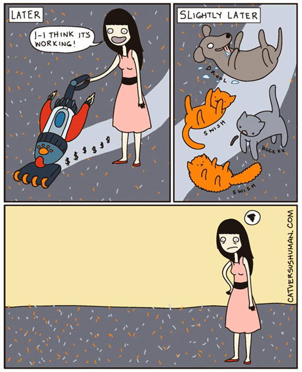 This Comics Perfectly Sums Up A Life With A Cat