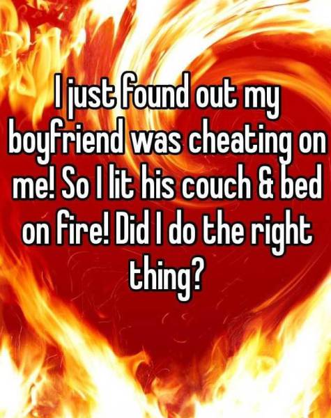 Crazy Things Girls Did After Finding Out Their Partners Cheated On Them