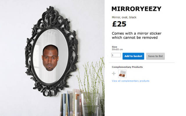 Photoshoppers Joined The Game After IKEA Trolled Kanye West