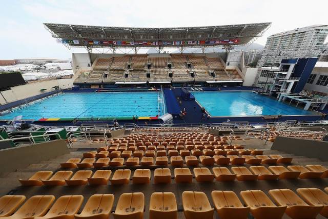 Olympic Pool Turns Green Overnight