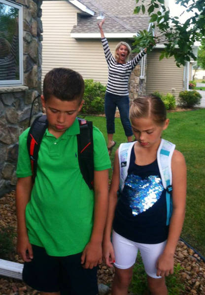 Parents’ Reaction To The First  Day Of School