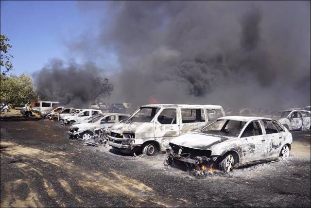 422 Cars Burned Down At A Music Festival In Portugal