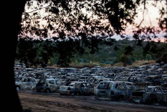 422 Cars Burned Down At A Music Festival In Portugal
