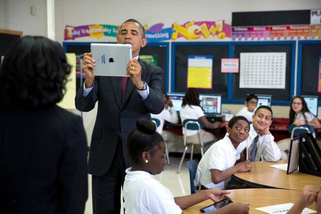 Barack Obama’s Goofy Pictures With Kids