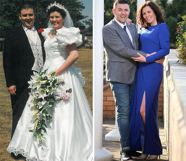 Before vs After Photos Of Couples Who Lost Weight Together