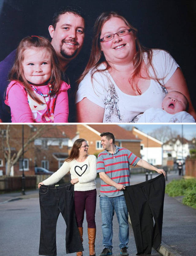 Before Vs After Photos Of Couples Who Lost Weight Together 51 Pics 