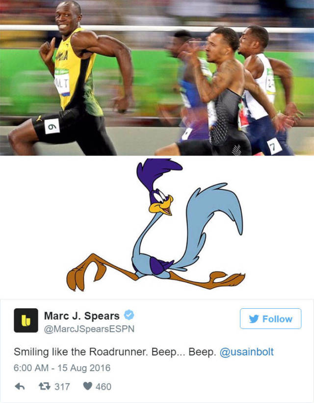 Hilarious Reactions On Twitter To Usain Bolt’s Victory At Rio Olympics
