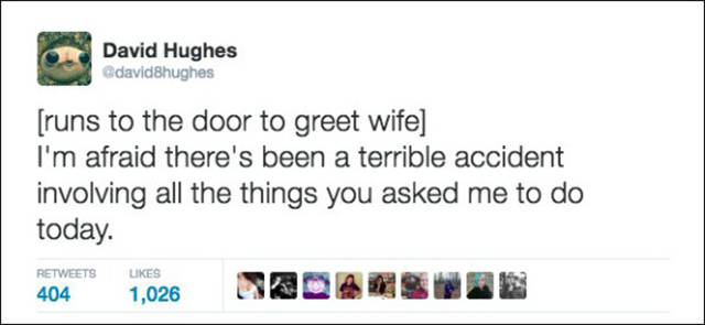 Husbands’ Hilarious Tweets About Marriage