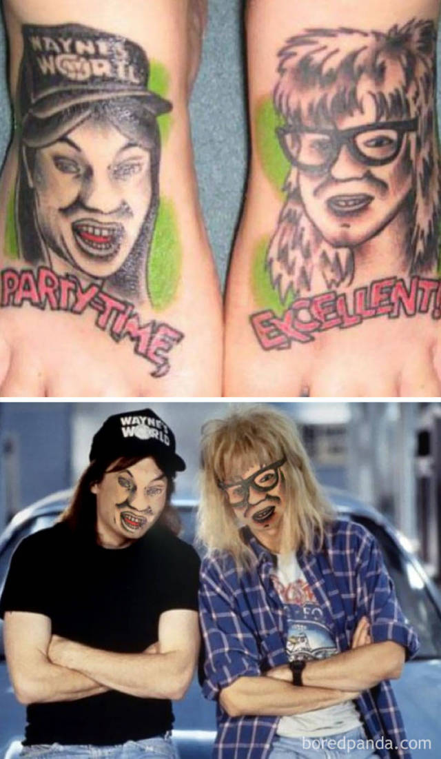 Cringe-Inducing Face Swaps With Tattoos That Show How Hard These Tattoos Failed
