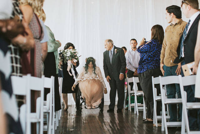 Paralized Bride Surprises All The Guests At Her Wedding