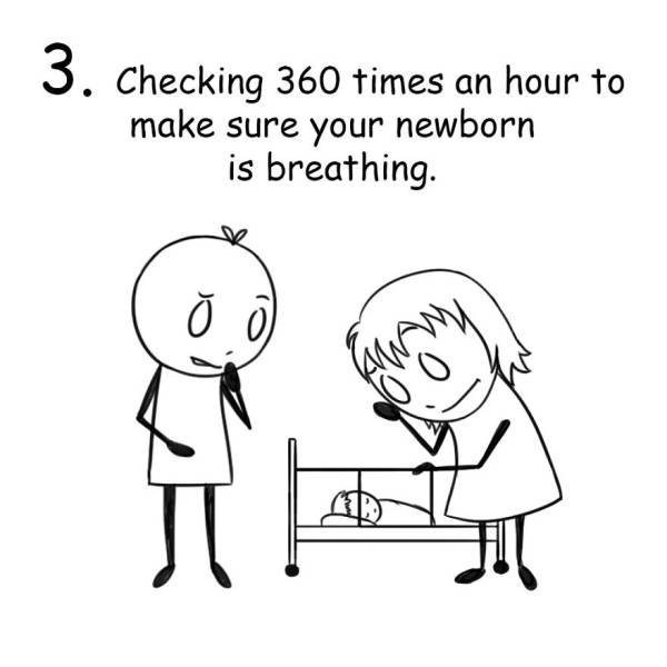 Funny Drawings About Life Of A New Parent