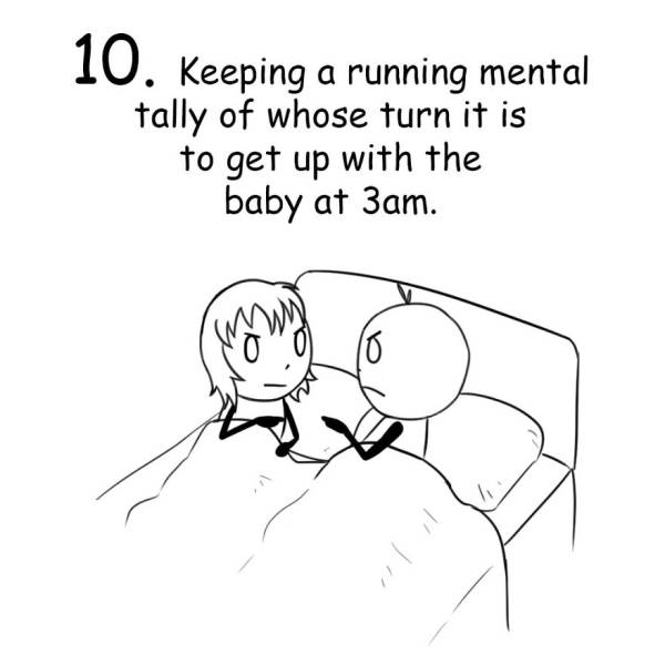 Funny Drawings About Life Of A New Parent