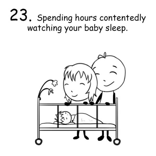 Funny Drawings About Life Of A New Parent