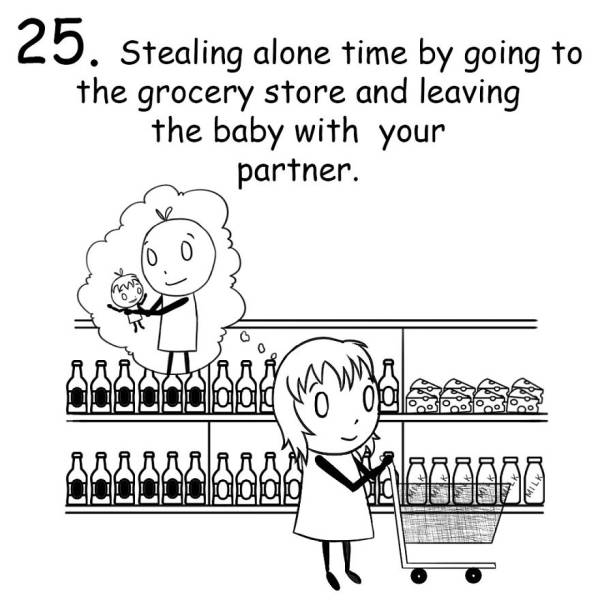 Funny Drawings About Life Of A New Parent